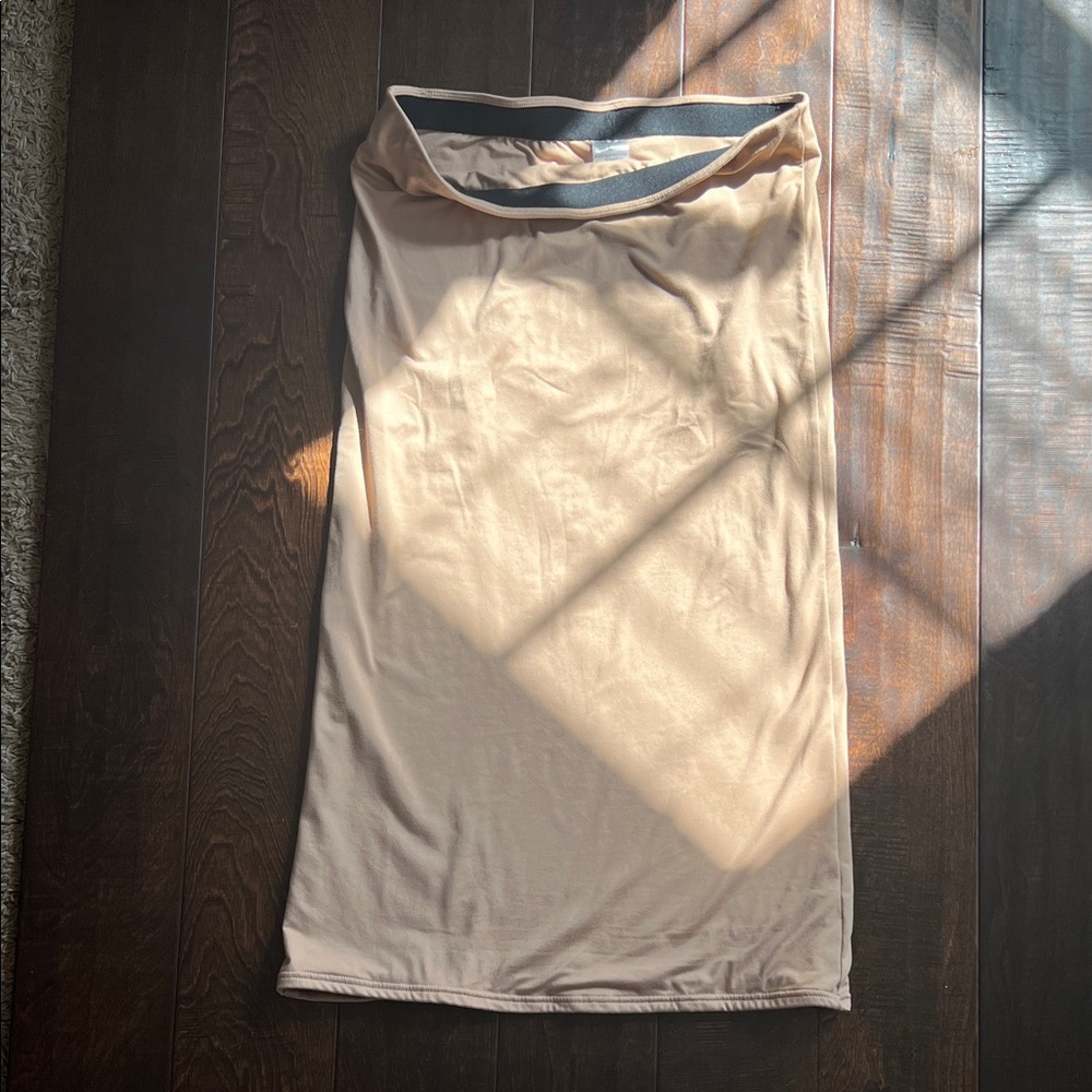 Chic Tan Pencil Skirt for Women